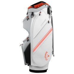 Sac chariot de golf CALLAWAY modèle Chase 14 White/Silver/Orange