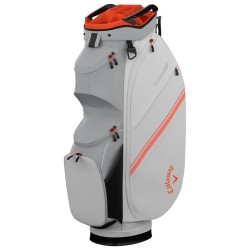 Sac chariot de golf CALLAWAY modèle Chase 14 White/Silver/Orange