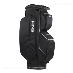Sac chariot de golf PING modèle Traverse 244 Black Double Strap