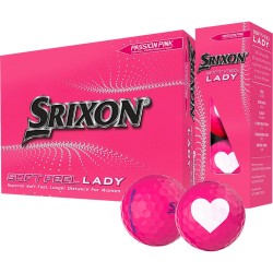 Balles de golf pour femme SRIXON Soft Feel lady rose Saint-Valentin
