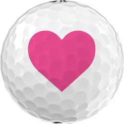 Balles de golf pour femme SRIXON Soft Feel lady Blanche Saint-Valentin