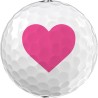 Balles de golf pour femme SRIXON Soft Feel lady Blanche Saint-Valentin