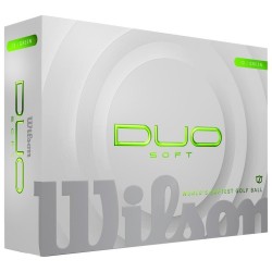 WILSON - Vente Balles golf modèle DUO Soft Verte homme et femme