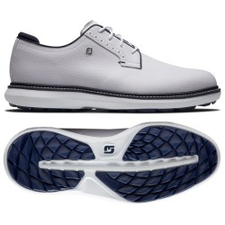 Chaussures de golf Footjoy Traditions SL White/Navy homme Wide