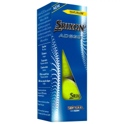 SRIXON - Vente balles de golf modèle AD333 jaunes en promotion