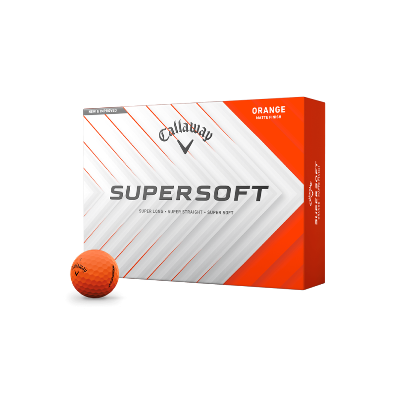 CALLAWAY - Vente balles de golf SUPERSOFT Orange