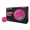 TAYLORMADE - Vente balles de golf modèle SpeedSoft HI-VIS Pink 2024