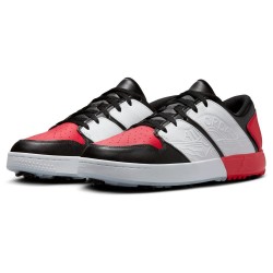 Chaussures de golf NIKE modèle Jordan Nu Retro 1 G Black/Univ/Red