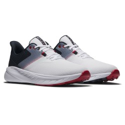 FOOTJOY - vente chaussures golf homme modèle Flex White/Navy/Red