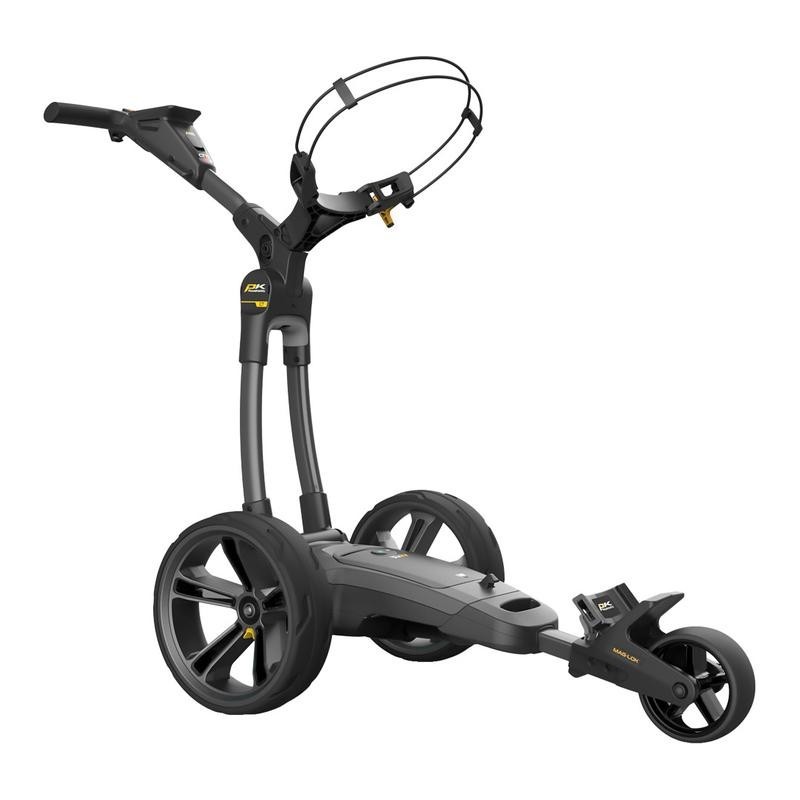 Chariot de golf électrique POWAKADDY modèle CT10 EBS GPS Gun Metal
