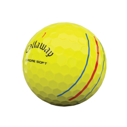 CALLAWAY - Vente balles de golf Chrome soft triple track jaunes 2020