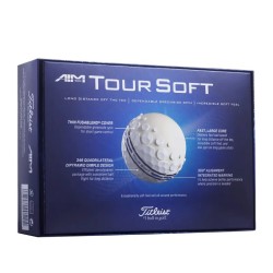 Titleist - Balles de golf Titleist Tour Soft AIM : alignement intégré