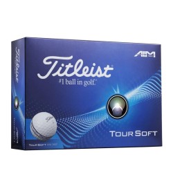 Titleist - Balles de golf Titleist Tour Soft AIM : alignement intégré