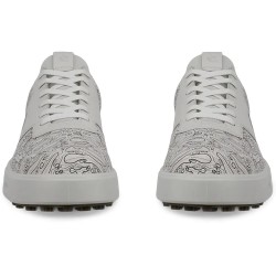 Ecco - Vente chaussures de golf homme modèle Street 720 Hybride White