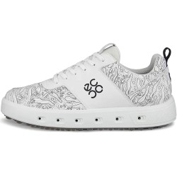 Ecco - Vente chaussures de golf homme modèle Street 720 Hybride White