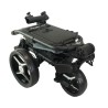 AXGLO - Vente chariot manuel 3 roues de golf V1 Noir/Gris