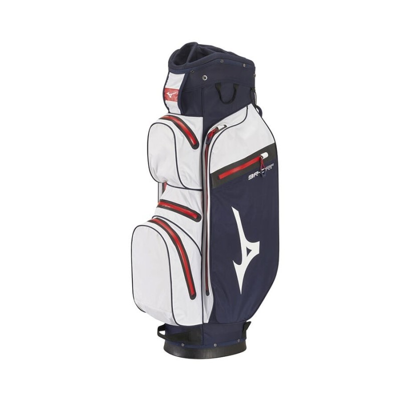Mizuno - Vente sac chariot de golf modèle BR-DRI WP Navy/White Mizuno - Vente sac chariot de golf modèle BR-DRI WP Navy/White
