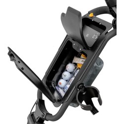 AXGLO - Vente chariot manuel 3 roues de golf V2 Push Cart Noir-Gris