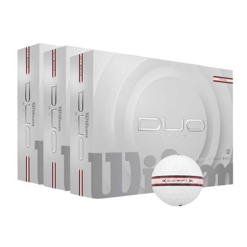 Wilson - 3 boîtes de balles golf modèle DUO Soft TRK360