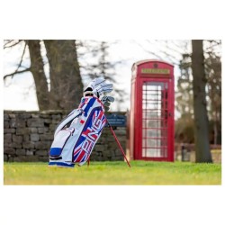 Sac portable de golf PING modèle Hoofer Lite 231 Union Jack