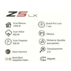 Strok'IN - Vente jumelle télémètre modèle Z5 LX Noir