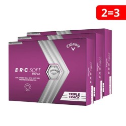 Callaway - 3 boîtes de balles golf E.R.C Reva soft triple track