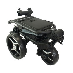 AXGLO - Vente chariot manuel 3 roues de golf V1 Blanc/Gris