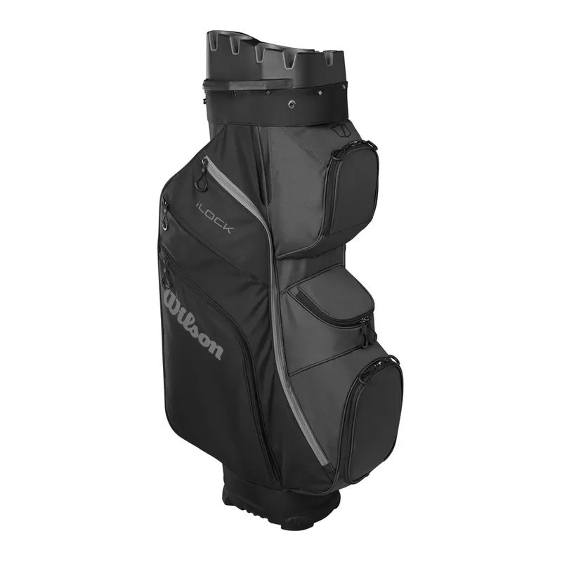 Vente sac chariot de golf WILSON I-Lock Cart Bag Black/Gray