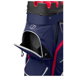 Vente sac chariot de golf WILSON I-Lock Navy Red