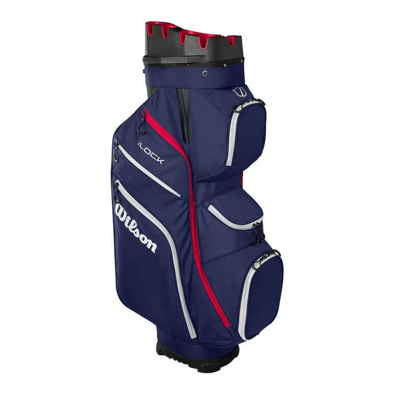 Vente sac chariot de golf WILSON I-Lock Navy Red Vente sac chariot de golf WILSON I-Lock Navy Red