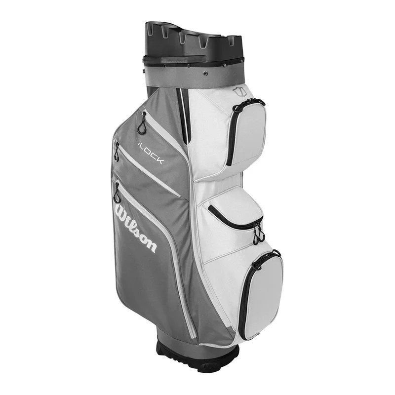 Vente sac chariot de golf WILSON I-Lock Gray White Vente sac chariot de golf WILSON I-Lock Gray White