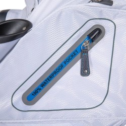 Jucad - Vente sac chariot de golf AQUATA blanc/gris/bleu