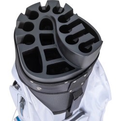 Jucad - Vente sac chariot de golf AQUATA blanc/gris/bleu