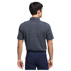 Adidas | Polo Ultimate365 Micro Argyle Collegiate navy | Vincent-golf