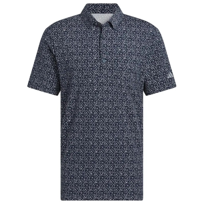 Adidas | Polo Ultimate365 Micro Argyle Collegiate navy | Vincent-golf