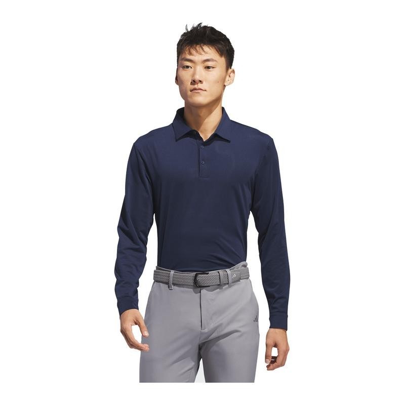 Adidas | Polo Core Long Sleeve Collegiate Navy | Vincent-golf