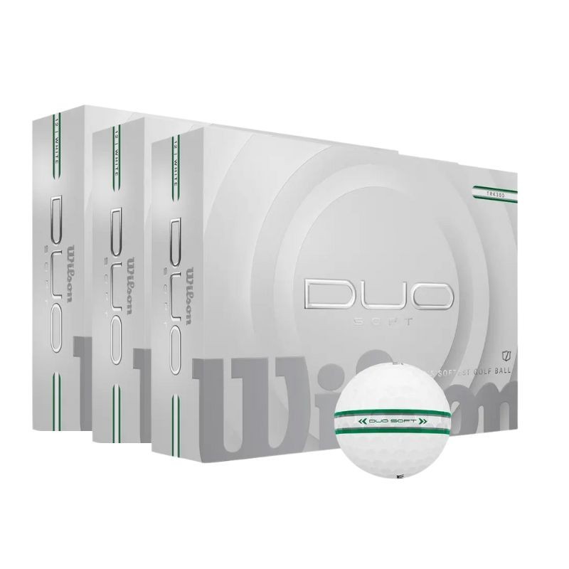 Wilson - 3 boîtes de balles golf modèle DUO Soft TRK360