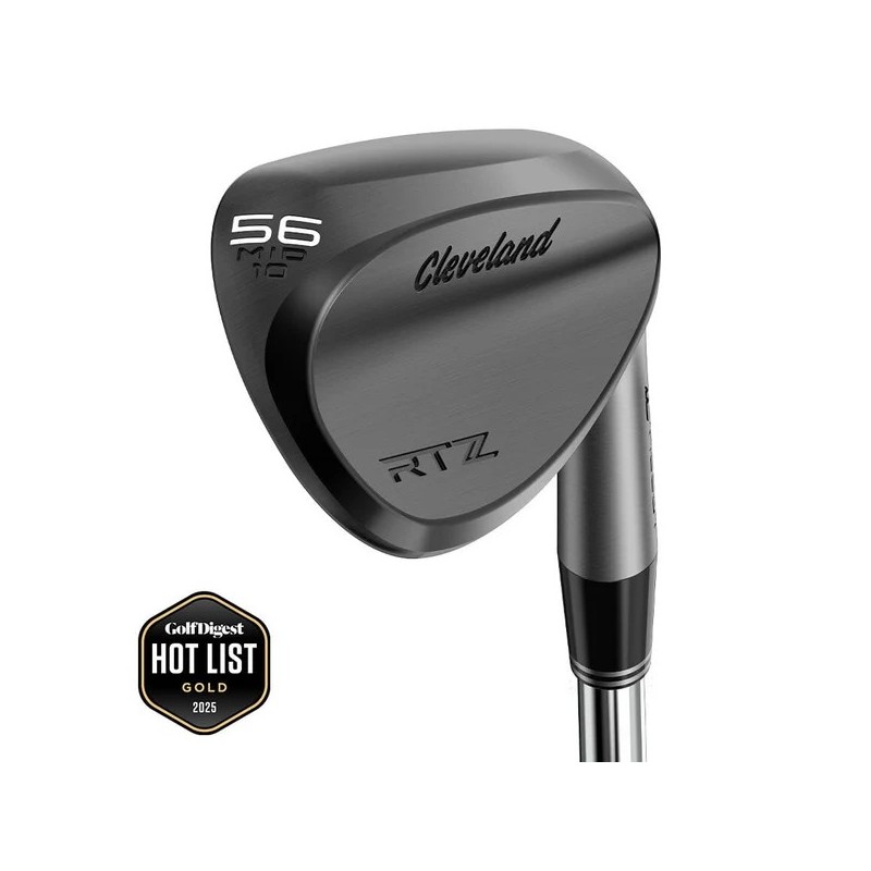 Wedge de golf CLEVELAND pour homme modèle RTZ Black Satin
