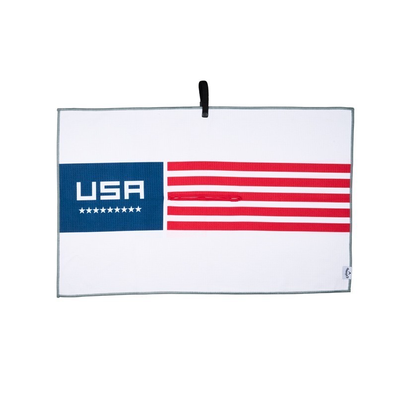 Callaway - Vente Serviette de golf RyderCup 25 Team USA Callaway - Vente Serviette de golf RyderCup 25 Team USA
