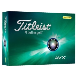 TITLEIST - vente balles de golf modèle AVX jaunes 2020 PAS CHER
