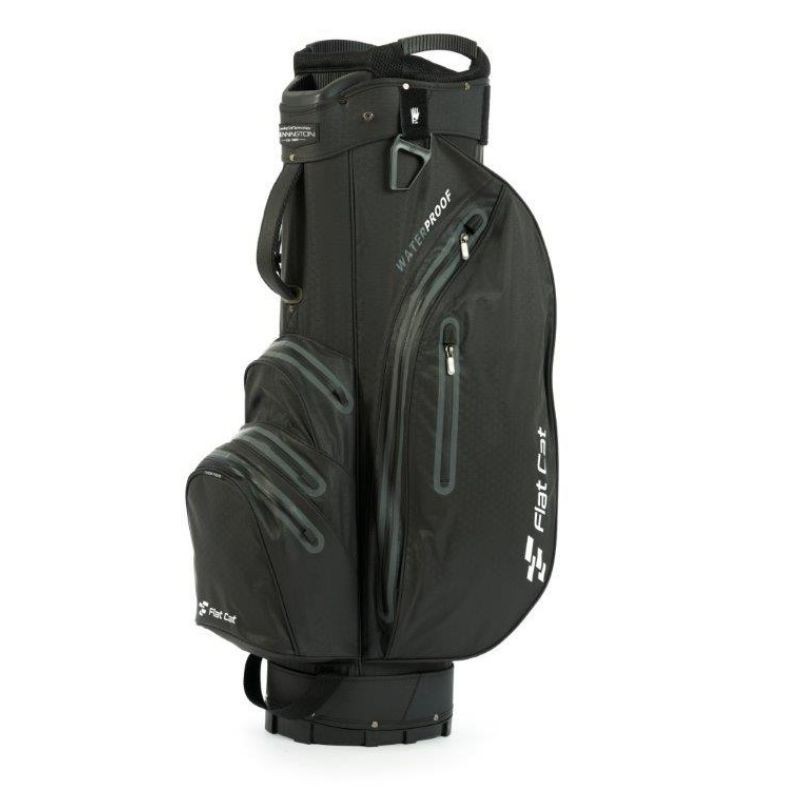 Flat Cat | Sac chariot de golf Waterproof Bennington Dry Go Black