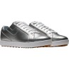 Chaussures de golf Footjoy Links Argent/Blanc pour femme