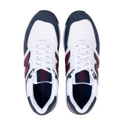 New Balance - Vente chaussures femme 574 Greens V2 White/Navy/Red