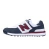 New Balance - Vente chaussures femme 574 Greens V2 White/Navy/Red