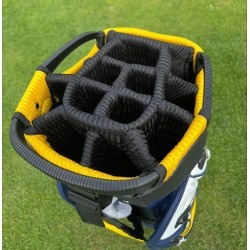 Volvik - Vente Sac Portable de golf Hurricane Marine/Blanc/Jaune