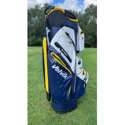 Volvik - Vente Sac Portable de golf Hurricane Marine/Blanc/Jaune