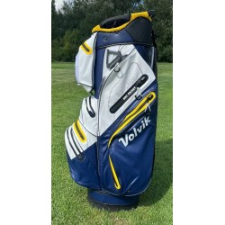 Volvik - Vente Sac Portable de golf Hurricane Marine/Blanc/Jaune