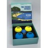 Volvik - Vente coffret 4 balles de golf Vivid French Riviera