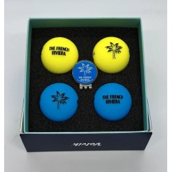Volvik - Vente coffret 4 balles de golf Vivid French Riviera