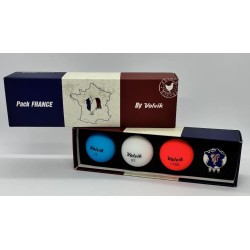 Volvik - Vente coffret 3 balles de golf Vivid France